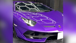 ランボルギーニ アヴェンタドールSVJへ洗車・コーティングメンテナンス施工|京都府京田辺市