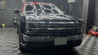 ミツオカ バディ MJスタイルへメンテナンス洗車施工｜ブラック｜京都府京田辺市