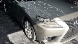 レクサス ISへ研磨・セラミックコーティング施工｜中古車｜ソニックチタニウム｜京都府京田辺市