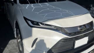 トヨタ・ハリアーへセラミックコーティング｜大切に乗りたい新車だからこそ選んだ専門店｜京都府京田辺市